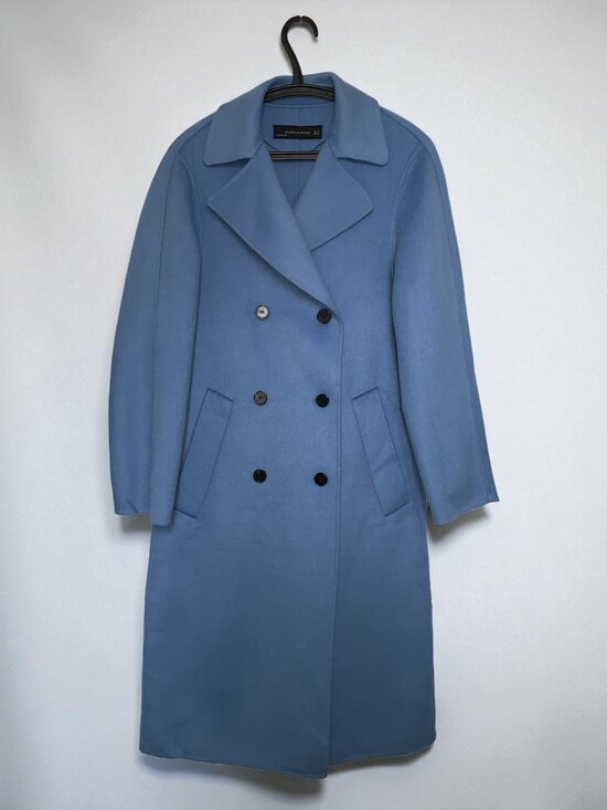 Zara Double Faced Wool Blend Double Breasted Coat, Brand new, Never Worn - Picture 2 of 9